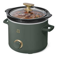 Beautiful 2 Qt Manual Slow Cooker, 2-Pack, Thyme Green + Porcini Taupe by Drew Barrymore