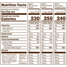 M&M's Variety Pack Full Size Milk Chocolate Candy Bars - 18 Ct