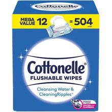 Cottonelle Flushable Wet Wipes, 12 Flip-Top Packs (42 Wipes/Pk., 12 Pk.) - Brands For Less USA