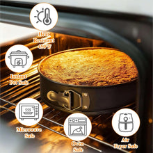 Aovky Springform Cake Pans Set of 3, Nonstick Spring Form Pan with Removable Bottom, 4, 7, 9, Inch Round Leakproof Cheesecake Pans for Baking with 30 Pcs Parchment Paper Liners - Brands For Less USA