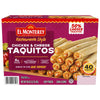 El Monterey Restaurante Style Chicken & Cheese Taquitos, Frozen, 40 ct., 60 oz.
