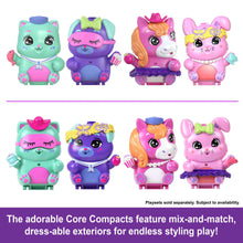 Polly Pocket Sleepover Puppy Compact Playset with 1 Micro Doll, Pet Dogs, Food & Styling Accessories
