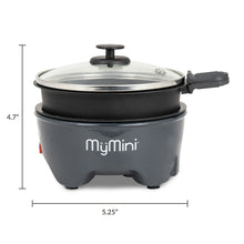 MyMini 5-inch Noodle Cooker, Ramen Cooker, & Electric Hot Pot, Blackberry