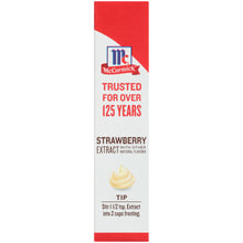 McCormick Strawberry Extract With Other Natural Flavors, 1.0 fl oz Box