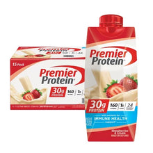 Premier Protein 30G High Protein Shake, Strawberries & Cream (11 Fl. Oz., 15 Pk.) - Brands For Less USA