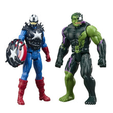 Marvel Avengers VenomVersus Titan Hero Series Venomized Captain America & Venomized Hulk Action Figures