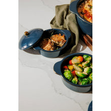 Thyme & Table 3-Piece Ceramic Casserole Set – Atlantic Blue