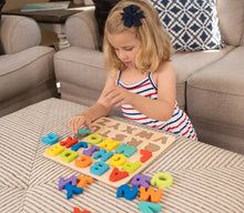 Spark Create Imagine Wooden Alphabet Puzzle, Baby and Toddler Toys for Children Ages 18 Months