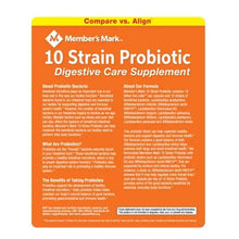 Member'S Mark 10-Strain Probiotic Digestive Care Supplement Capsules (84 Ct.) - Brands For Less USA