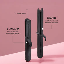 L'ange Hair Le Duo 360 Airflow Styler, Titanium Flat Iron Hair Straightener (Black)