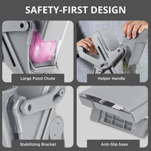 Emson Mandoline Slicer for Kitchen, All in 1 Mandolin Slicer for Food Works as Potato Slicer, Vegetable Slicer, Mandoline Food Slicer, French Fry Cutter with 5 Blades and Storage Container, Gray