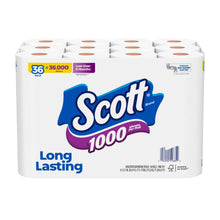 Scott 1000 Toilet Paper, 36 Rolls, 1,000 Sheets per Roll