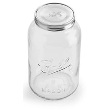 Ball Gallon Mason Jar with Stainless Steel Lid, Airtight Glass Storage Container with Lid, Extra Large Ball Jar for Flour, Sugar, Dog Treats, and Pantry Organization - Brands For Less USA