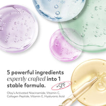 Olay Super Cream with Sunscreen SPF 30, Lightweight Face Moisturizer with Sun Protection, 5-in-1 Skin Care Benefits - Hydrating, Brightening, Firming - Niacinamide, Vitamin C, Collagen Peptide, 1.7oz