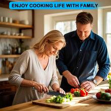 McCook DISHWASHER SAFE MC701 Knife Sets of 26, Stainless Steel Kitchen Knives Block Set with Built-in Knife Sharpener, Measuring Cups and Spoons