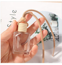 Car Hanging Diffuser, 15ml Empty Glass Perfume Bottles for Air Freshener and Aromatherapy, Pendant Ornaments