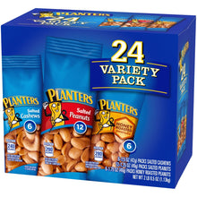 Salted Cashews, Salted Peanuts & Honey Roasted Peanuts Variety Pack, 24 Ct Packs - Brands For Less USA