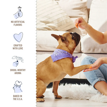 Three Dog Bakery 2-Pack Lick'n Crunch! Carob & Peanut Butter/Golden & Vanilla