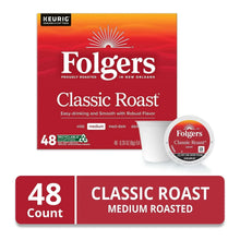 Folgers Classic Roast, Medium Roast Coffee, Keurig K Cup Pods, 48 Count Box - Brands For Less USA
