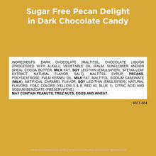 RUSSELL STOVER Sugar Free Dark Chocolate Pecan Delights Candy, 10 oz. bag