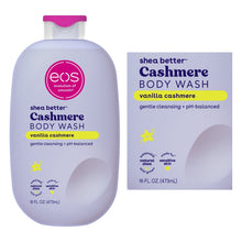 eosSheaBetterVanillaCashmereBodyWash-VanillaCashmere_CreamyGelFormula_HyrdrationforDrySkin_16floz - Brands For Less USA