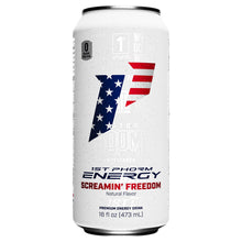 1st Phorm Energy Drink, Screamin' Freedom, 16 fl oz, 12-count