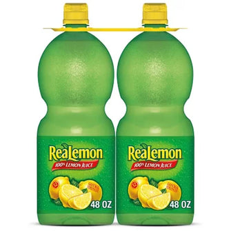 Realemon 100% Lemon Juice (48 Fl. Oz. Bottles, 2 Pk.)
