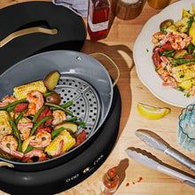 Beautiful 10 in 1, 6 Qt Electric Multi-Cooker, Black Sesame by Drew Barrymore - Brands For Less USA