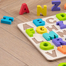 Spark Create Imagine Wooden Alphabet Puzzle, Baby and Toddler Toys for Children Ages 18 Months