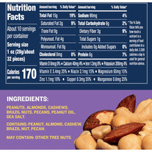 Salted Mixed Nuts, Party Snacks, Plant-Based Protein 10.3Oz (1 Canister) - Brands For Less USA