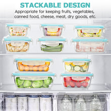 16 Pcs Glass Food Storage Containers , Meal Prep , Airtight Bento Boxes with Leak Proof Locking Lids, Microwave/Oven/Freezer/Dishwasher Safe, BPA Free