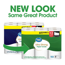 Great Value Ultra Strong Paper Towels, 6 Double Rolls
