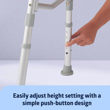 Medline Shower and Bathtub Chair Transfer Bench, Sturdy, 400 lb Weight Capacity, Aluminum, Gray - Brands For Less USA