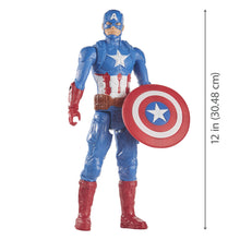 Hasbro Marvel Avengers Titan Hero Series Captain America, Poseable Action Figure 12 in