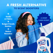 Lysol® Laundry Sanitizer Additive, Laundry Detergent Additive, 0% Bleach, Crisp Linen Scent, 90 oz - Brands For Less USA