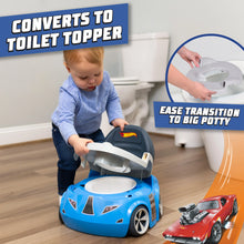 Hot Wheels Blue Race Car Potty Training Toilet, Includes Detachable Seat, Toddlers Ages 12+ Months - Brands For Less USA