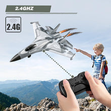 4DRC G1 RC Plane with 2 Take-off Modes, 2 Batteries and Light, 2.4GHz 4 Channel 6 Axis Gyro Stabilizer RTF Glider Remote Control Aircraft Planes Jet Fighter Toys Gift for Boys Kids Adults Beginners