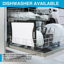 Cutting Boards for Kitchen, Plastic Cutting Board Set of 3, Dishwasher Safe Cutting Boards w/Juice Grooves for Meat, Veggies, Easy Grip Handle, Serveware Accessories