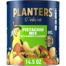 Deluxe Pistachio Mix, Party Snacks, Plant-Based Protein, 14.5 Oz Canister - Brands For Less USA