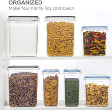 Vtopmart Airtight Storage Canisters for Flour, Sugar, 2 Pcs Large Food Storage Containers, 6.5L /219.79fl oz - Brands For Less USA