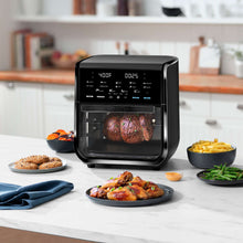 Gourmia All-in-One 14-Quart Air Fryer, Oven, Rotisserie, Dehydrator with Temperature Probe, Stainless Steel