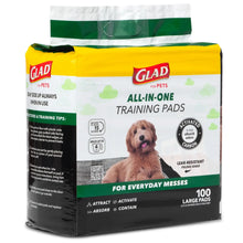 Glad Activated Charcoal Leak-Resistant Training Pads for Dogs, 23in x 23in, 100 Count