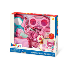 Battat Sparkle Time Pink Purse Set with Phone Keys Card Makeup, Toddler and Preschool Toys