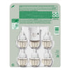 Air Wick Plug In Scented Oil Air Freshener, Holiday Fresh Pine & Juniper, 1 Warmer + 6 Refills