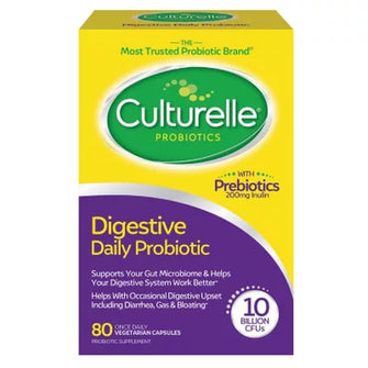 Culturelle Daily Probiotic Supplement Capsules, 10 Billion CFU (80 Ct.) - Brands For Less USA