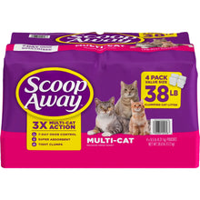 Scoop Away Multi Cat Litter With Meadow Fresh Scent, 38 lb. Box