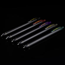 Pentel EnerGel Kuro Gel Pen, Shades of Black, 0.7mmtip, Assorted black ink, 5 pens