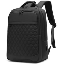 Travel Laptop Backpack, Anti-Theft, USB Charging, Water-Resistant, for Business/College/Work, Gift for Men (Black)