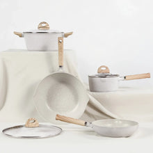 Carote 21pcs Pots and Pans Set Non Stick, Cookware Set Induction Ready, Kitchen Cooking Set, Beige