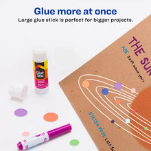 Avery Glue Stic, White Glue Sticks, 1.27 oz, 6 Total (98073)